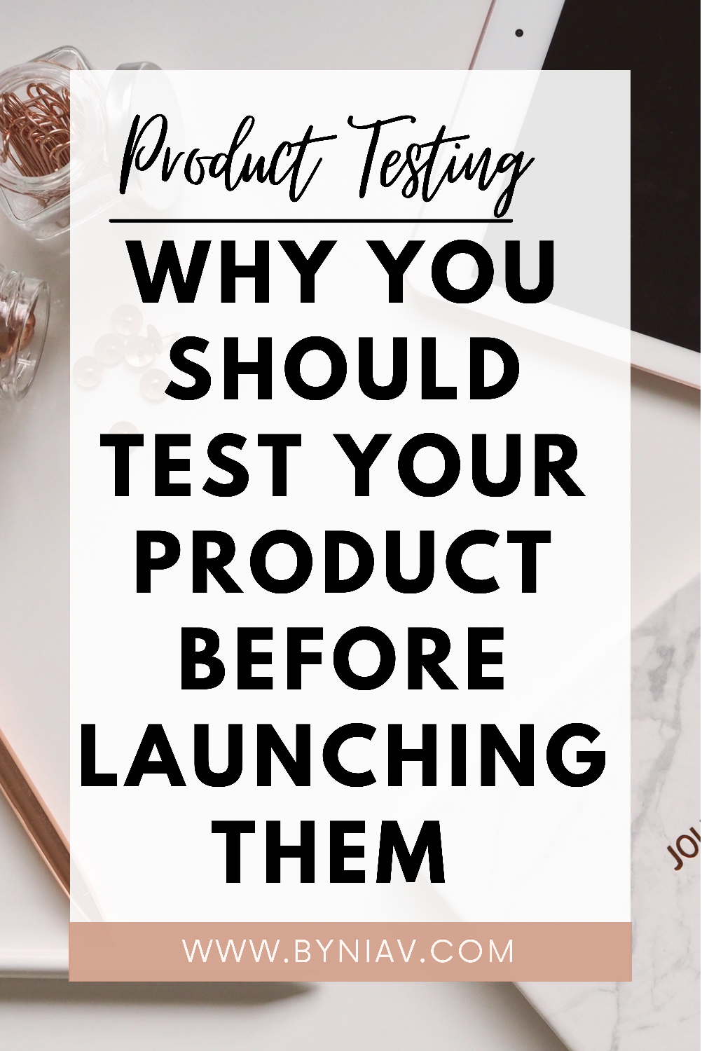 Test new products before buying